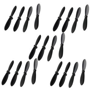 20-Pack Black Propellers for Mini Drones