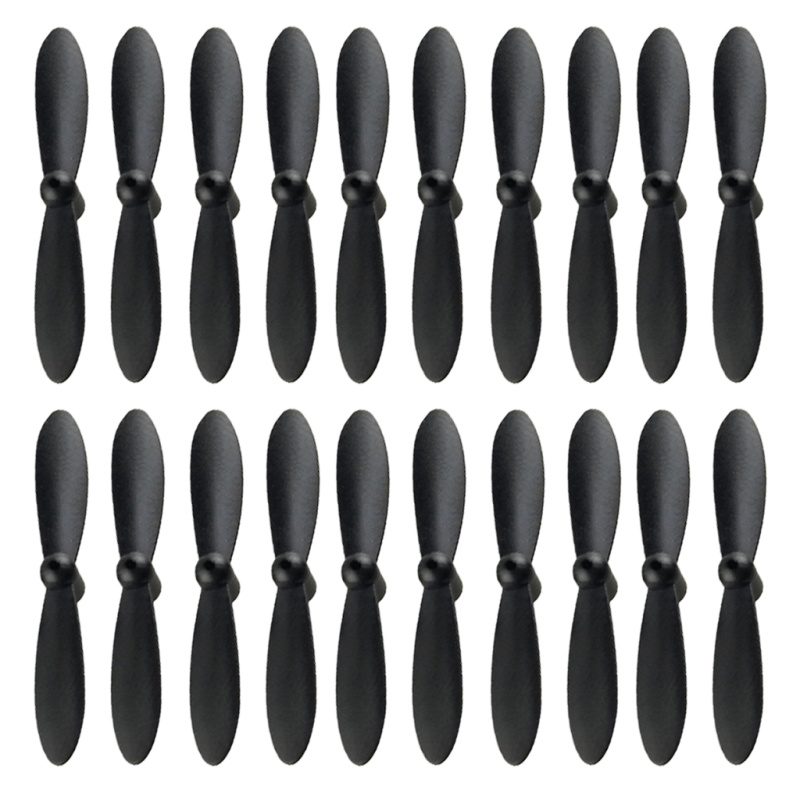 20-Pack Black Propellers for Mini Drones