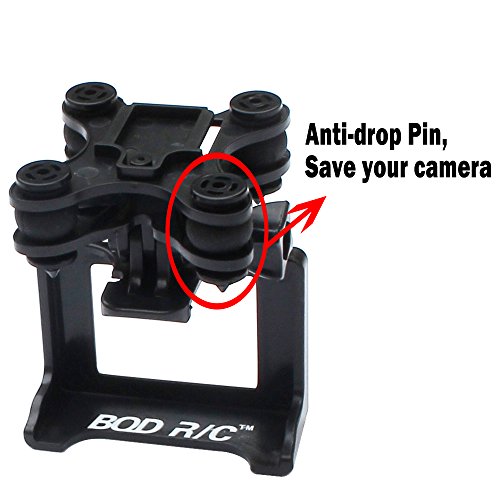 Action Camera Frame Anti-Shock Gimbal Mount Holder Bracket for Syma X8 X8G X8HG X8C X8HC X8W X8HW X8 Pro RC Quadcopter Compatible with Gopro Hero Xiaoyi (Xiaomi Yi) SJcam Camera