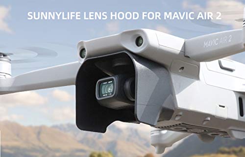 Tineer Mavic Air 2 Camera Lens Protective Cover, Gimbal Camera Lens Cover Hood Caps Protector Lock Cover Mount for DJI Mavic Air 2 Drone Accessory