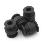 16pcs Black Silicone Shock Absorption Balls