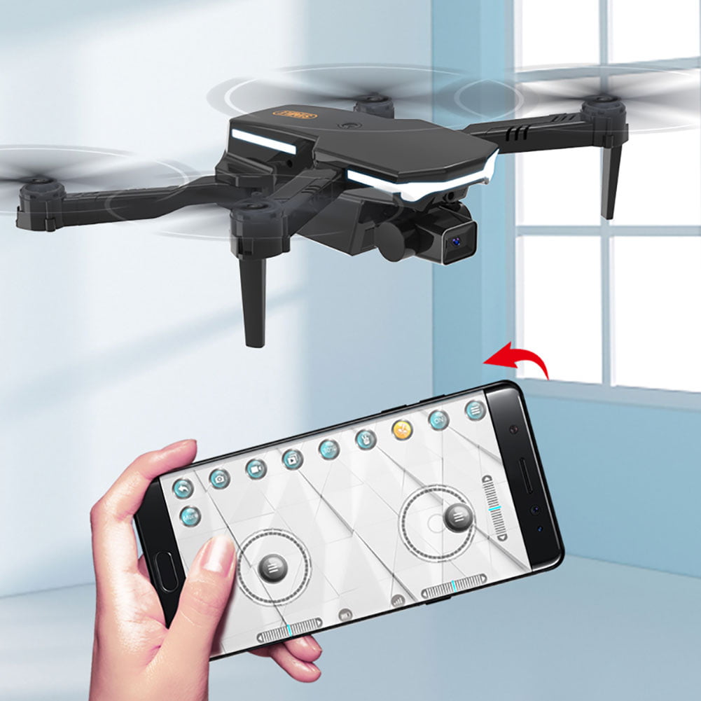 Mojoyce Mini RC Drone 4K HD Dual Camera with Obstacle Avoidance Remote Control Foldable Remote Control UAV Toy