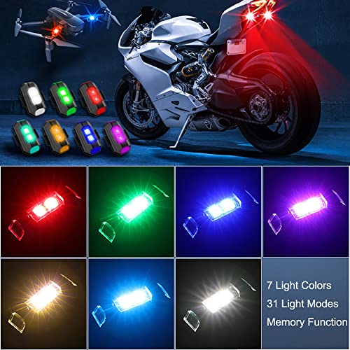 USB Rechargeable LED Drone Strobe Lights (4-Pack)