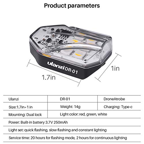 ULANZI DR-01 Anti-Collision Strobe Light for Drones