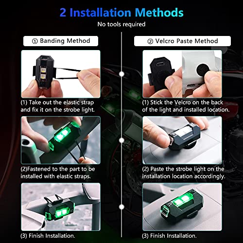 Battery-Powered LED Strobe Light for Drones