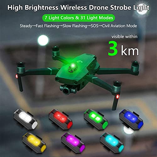 USB Rechargeable LED Strobe Lights for Drones