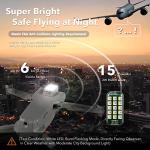 SYMIK GS600 Drone Strobe Light - FAA Compliant