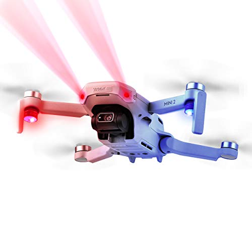 TOMAT Mavic Mini 2/Mini Night Flight Light Headlight + LED Warning Light Signal Night Flashing Lights for DJI Mini 2 / Mavic Mini Drone Accessories