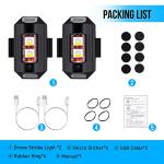 LED Anti-Collision Drone Strobe Lights (2 pcs)