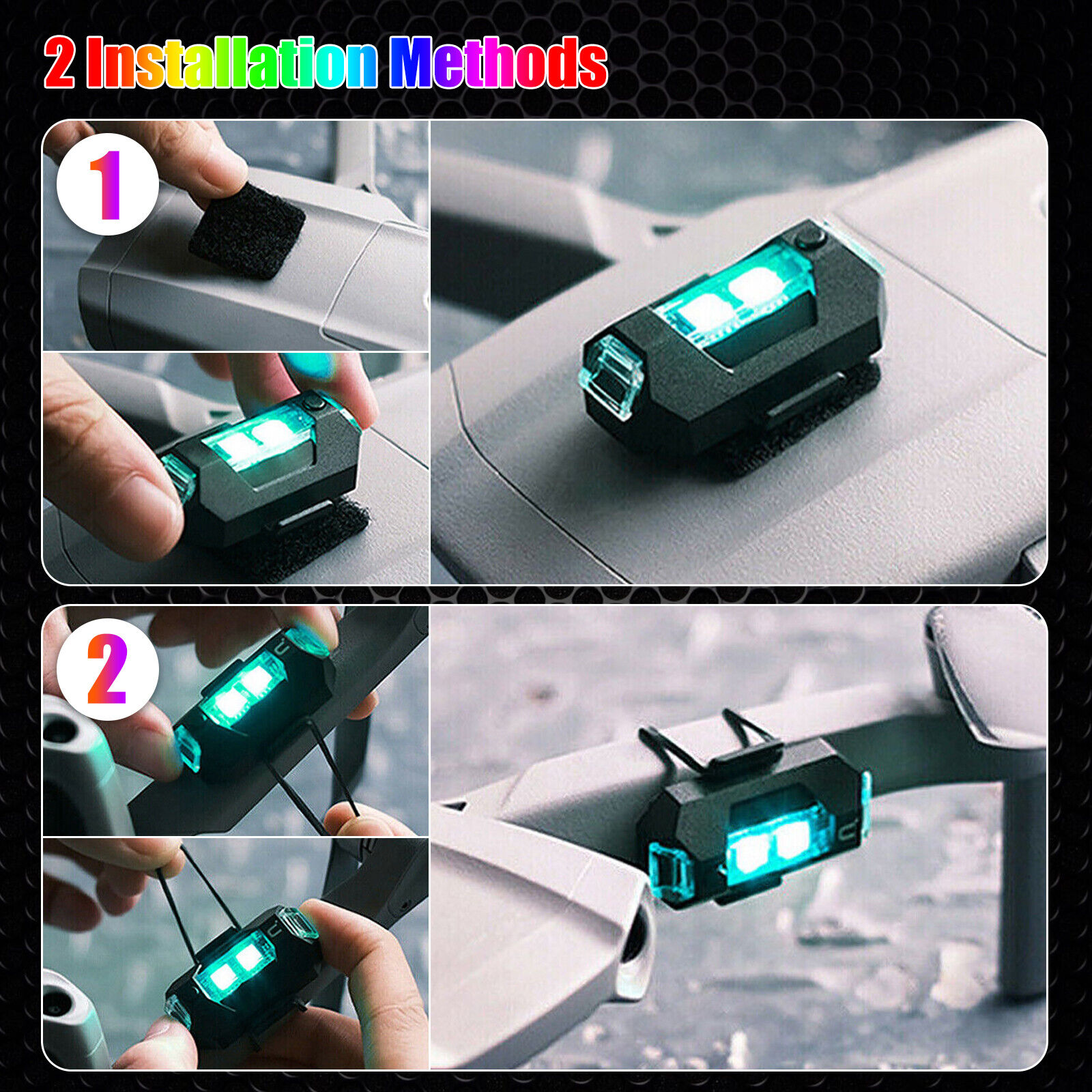7-Color LED Strobe for Drone/RC Car