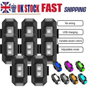 7 Color LED Drone Strobe Lights Set