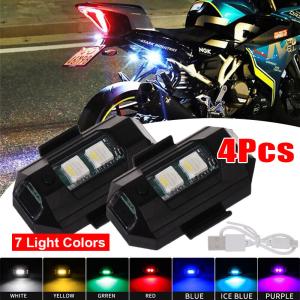 7 Color LED Drone Strobe Lights - 4 Pack