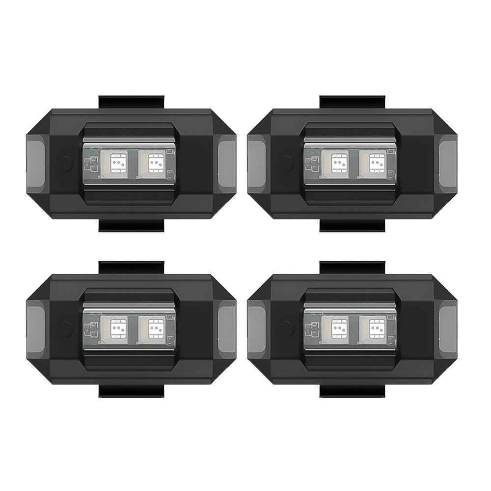 7-Color Anti-Collision Drone Signal Lights - Pack of 4