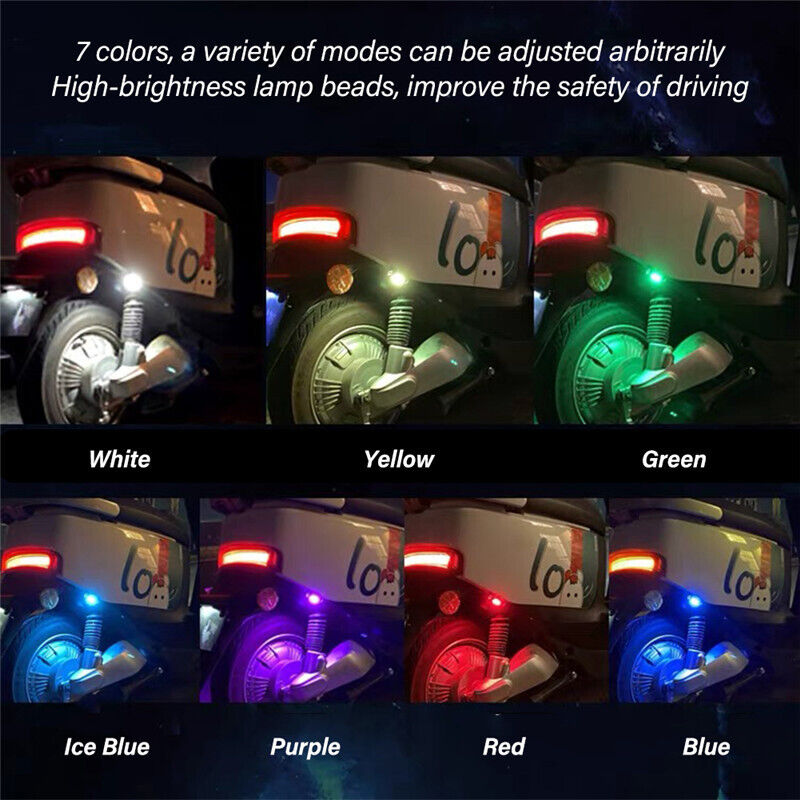 7 Color LED Drone Strobe Lights - 4 Pack