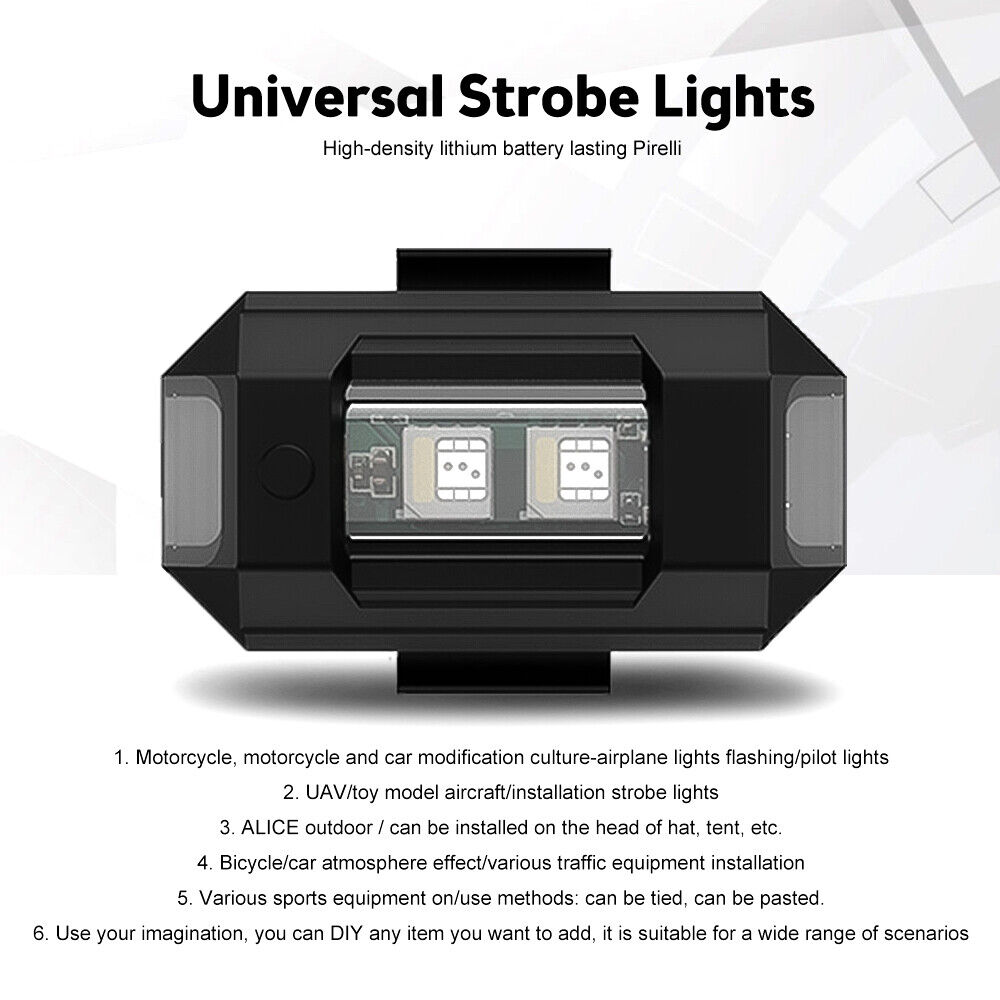 7 Color LED Drone Strobe Lights Set