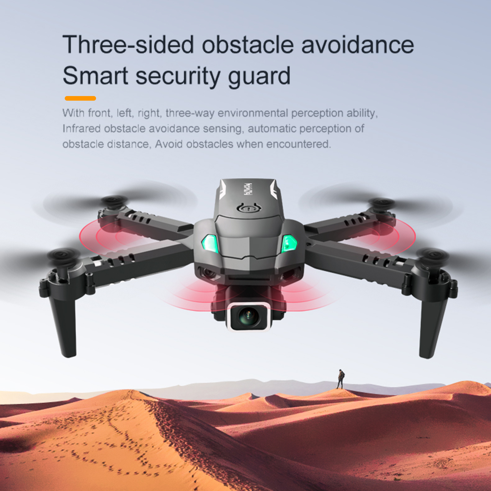 Mojoyce Smart Obstacle Avoidance Foldable Drone