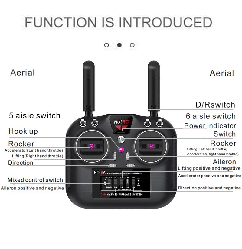 2.4G 6CH Transmitter & Receiver for RC