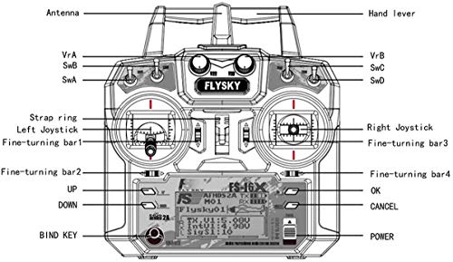 Flysky FS-i6X 10CH Transmitter with Receiver