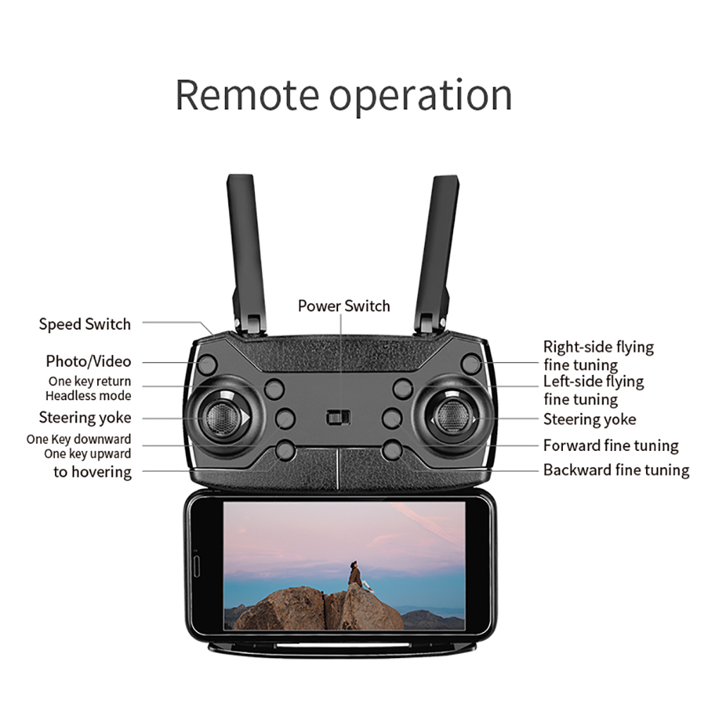 Foldable RC Quadcopter with HD Camera & WiFi