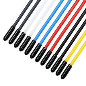 12 Plastic Antenna Tubes with Caps for FPV Drones