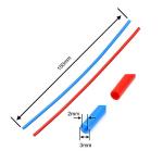 12 Plastic Antenna Tubes with Caps for FPV Drones