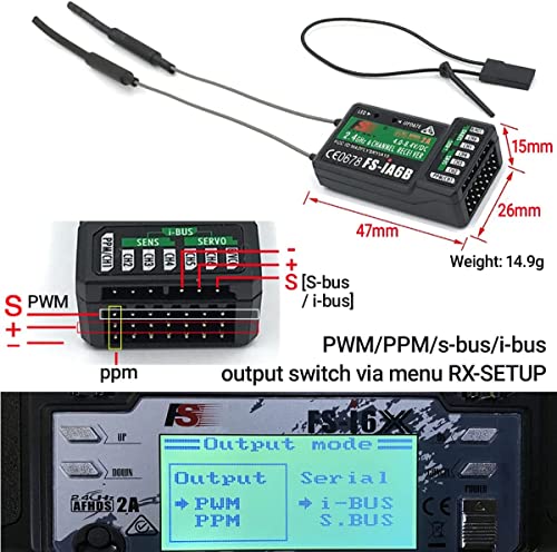 Flysky FS-i6X Transmitter and Receiver for Drones