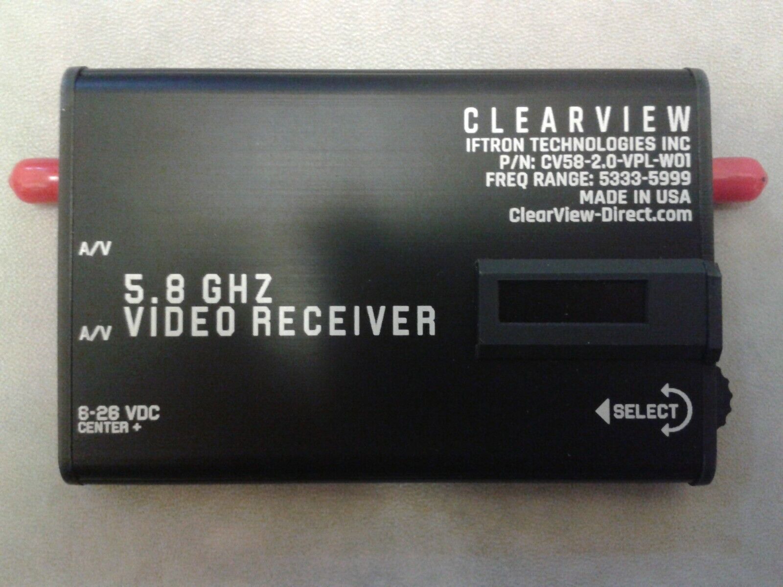 Clearview Diversity Receiver for RC Drones