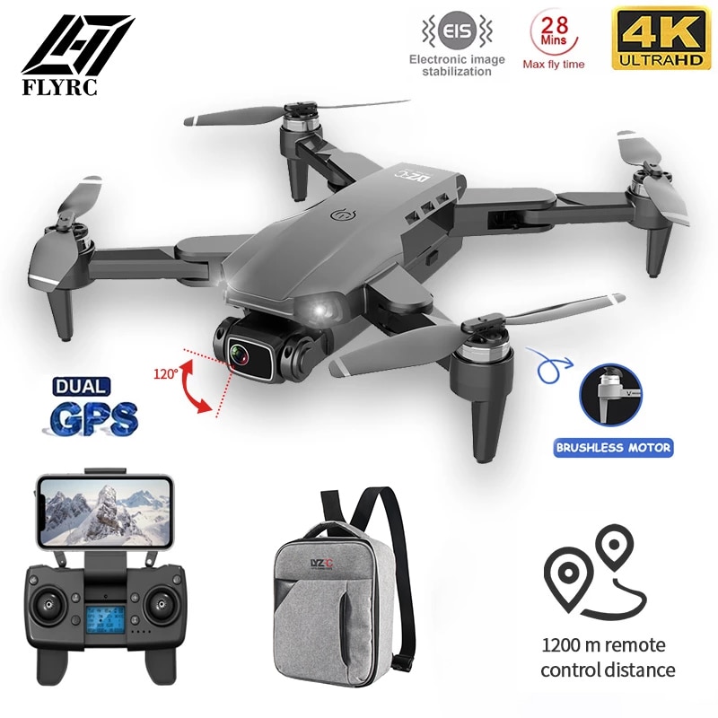 L900 PRO GPS Drone 4K HD Professional Dual Camera Aerial Stabilization Brushless Motor Foldable Quadcopter Helicopter RC 1200M