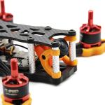 Carbon fiber drone frame for FPV racing