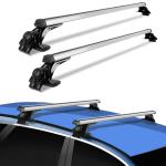 Roof Rack Cross Bars Universal, 48" Aluminum Roof Rack Crossbars Luggage Rack Cargo Rack, Fit For Most Vehicle Wagon Car-Without Roof Side Rail-1 Pair, Bike Kayak Canoe Snowboard,168lbs /76kg Capacity