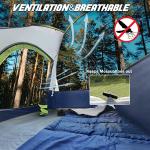 Camping Tent 2 Person, Waterproof Windproof Tent with Rainfly Easy Set up-Portable Dome Tents for Camping