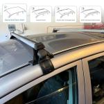 Roof Rack Cross Bars Universal, 48" Aluminum Roof Rack Crossbars Luggage Rack Cargo Rack, Fit For Most Vehicle Wagon Car-Without Roof Side Rail-1 Pair, Bike Kayak Canoe Snowboard,168lbs /76kg Capacity
