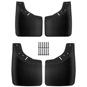 A-Premium Set of 4PCS Mud Flaps Splash Guards Mudguard Mudflaps Compatible with Chevrolet & GMC C/K Class, C1500 C2500 Suburban 92-99, C2500 K3500 88-20, Tahoe 95-99, Yukon 92-99, Truck, Front & Rear