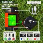 Elil Portable Camping Shower Pump with 5 Gallon Collapsible Bucket - Rechargeable Battery Camp Shower Electric Shower, Portable Shower for Camping