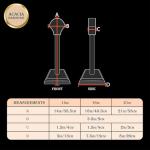 Wooden Helmet Stand for Medieval Roman Viking Helmets