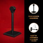 Wooden Helmet Stand for Medieval Roman Viking Helmets