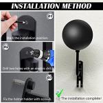 Motorcycle Helmet Wall Mount - 180 Degree Rotation