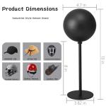 Metal Rotating Helmet Stand - Display for Motorcycle Helmets
