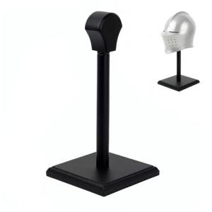 Wooden Helmet Stand for Medieval Roman Viking Helmets