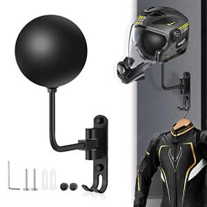 Motorcycle Helmet Wall Mount - 180 Degree Rotation