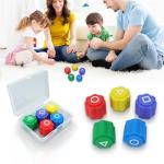oyeftp Gonggi Korean Game, Gong Gi Games, Gonggi Stones, Board Games, Folk Classic Mini Grasping Stones, Gongi Gi Dice, Korean Traditional Reflex Challenge Play Game, Gifts for Her Him