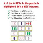 SET Enterprises SET - The Family Card Game of Visual Perception - Race to Find The Matches, For Ages 8+,81 Cards, Rules included