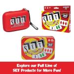 SET Enterprises SET - The Family Card Game of Visual Perception - Race to Find The Matches, For Ages 8+,81 Cards, Rules included
