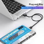 Kinhank 500G HDD External Hard Drive with Batocera 33 System, Retro Game Console with 111700 Games, Compatible with Most Emulators,SATA 3.0, for Laptop/PC/Windows/Mac OS