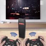 ANGFA Wireless Retro Game Console Stick, Nostalgia Gaming Stick, Plug & Play TV Video Gaming Stick with 20000+ Games Built-in, 15 Retro Emulators, 4K HDMI Output, 2 2.4G Wireless Controllers (64GB)