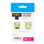 Tetris Keyring Handheld Arcade Game - Retro Mini Portable Handheld Tetris Game for Kids and Adults. Original Gameplay Including Original Tetris Sounds. Officially Licensed Tetris Game.