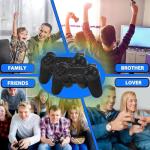 ANGFA Wireless Retro Game Console Stick, Nostalgia Gaming Stick, Plug & Play TV Video Gaming Stick with 20000+ Games Built-in, 15 Retro Emulators, 4K HDMI Output, 2 2.4G Wireless Controllers (64GB)