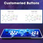 Aksozamg 【26800 Game in 1 】 Arcade Game Console Pandora Box for HDMI VGA USB Output Retro Game Machine 1280X720 HD Display Double Joystick 1-4 Players Favorites List KOF Best Gift for Kids and Adults