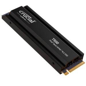Crucial T500 1TB Gen4 NVMe M.2 Internal Gaming SSD with Heatsink, Up to 7300MB/s, Playstation 5 Compatible + 1mo Adobe CC All Apps- CT1000T500SSD5