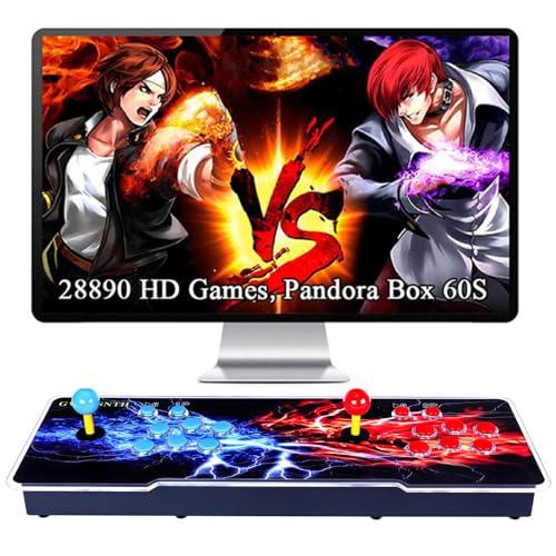 GWALSNTH 28890 in 1 Pandora Box 60S Arcade Games Console, Plug and Play Video Games,1280X720 Display, 3D Games, Search/Save/Hide/ Pause Games,1-4 Players …